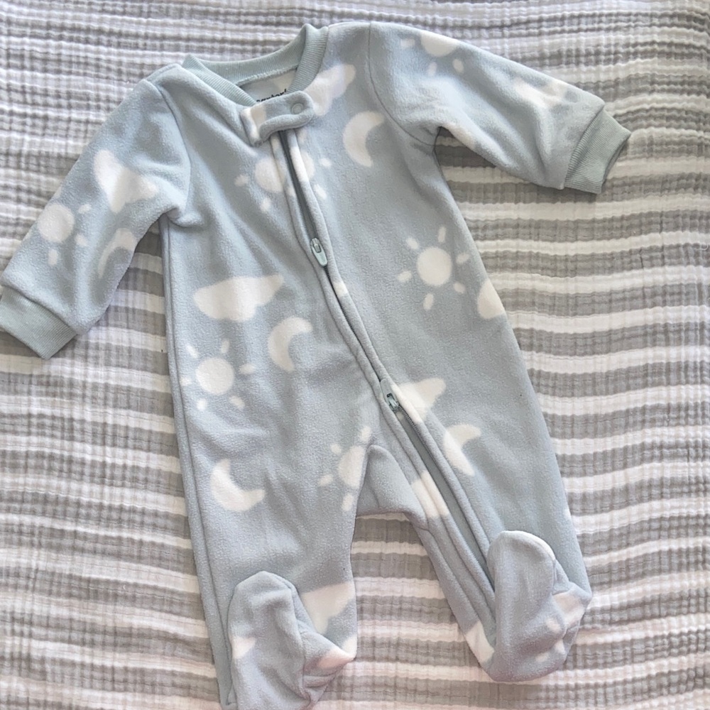 NWOT/PurelySoft Baby Footie Pajamas | 1-Piece Sleeper | Size 0m